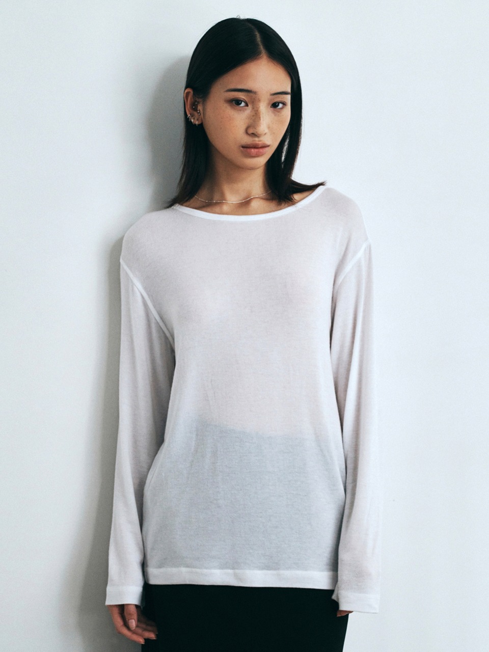 Soft Wool Essential T-Shirt (Ivory)